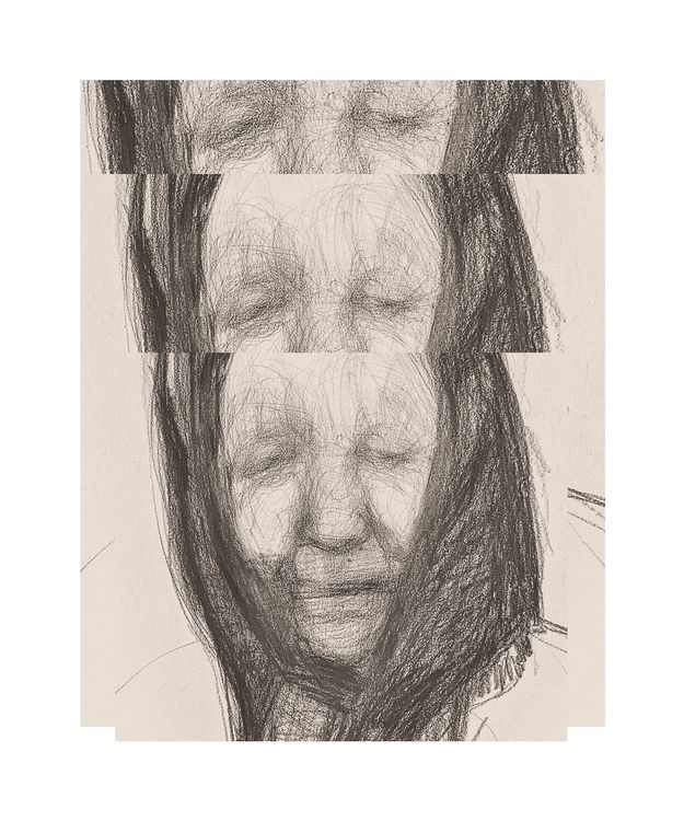"235. Людина-земля, 2022 / Human-Earth, 2022 папір, вугілля / paper, charcoal 60 x 42 см.";